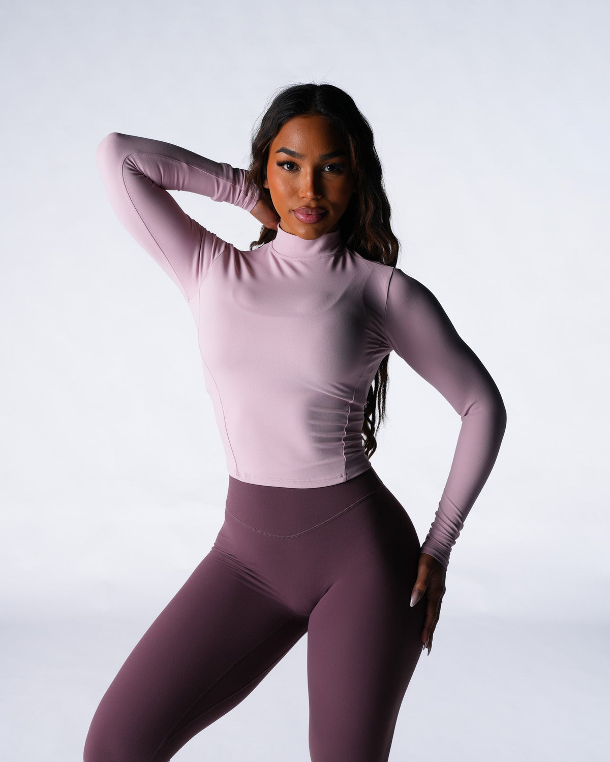 Winter Blush Solace Mock Neck Long Sleeve