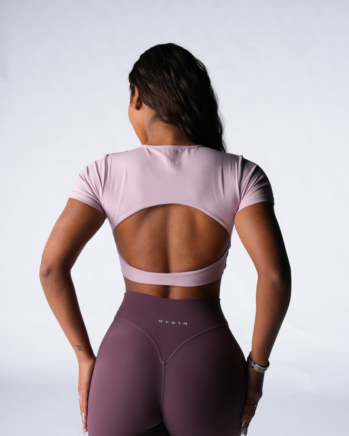 Winter Blush Solace Open Back Tee