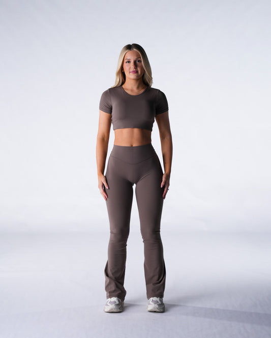 Dark Roast Aera Flare Pants