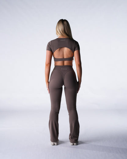 Dark Roast Aera Flare Pants